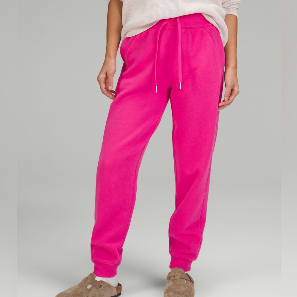 Pink Lululemon Scuba Joggers
